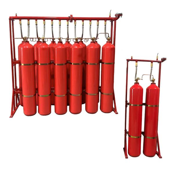 Red CO2 Extinguishing System Easy To Install For Fire Protection