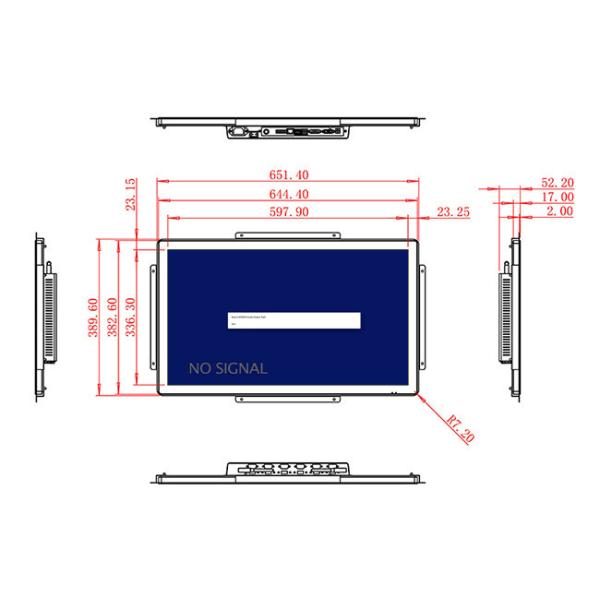 27-Inch High-Performance Visualization Platform for Manufacturing Equipment, Public Information Displays, Retail Advertising, and Security Monitoring