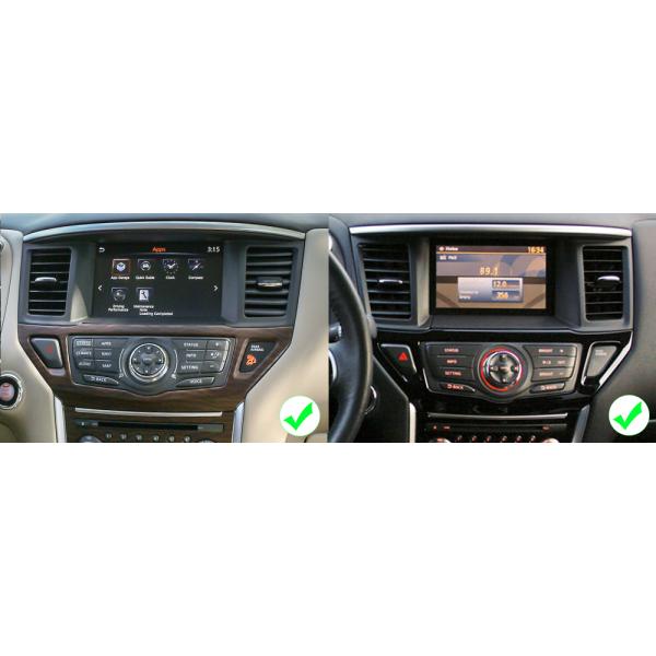 Андроида Tesla стиля автомобильный радиоприемник 10,0 на Nissan Pathfinder 2012 2018