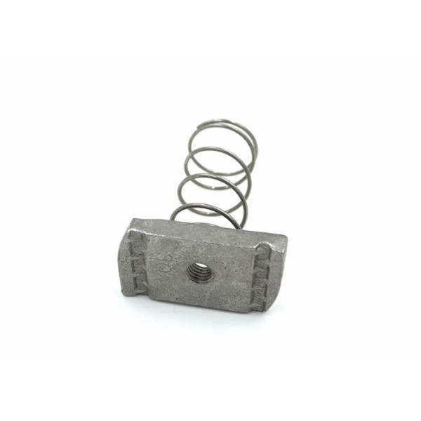 Plain Fastener Nuts Stainless Steel Spring Nuts Assembled With Aluminum Extrusion Profiles