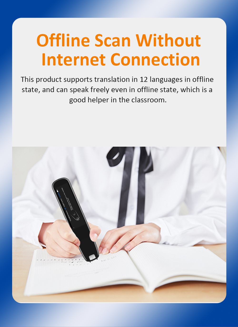 Electronic Language Translator Scanner Portable Scan Translation Pen 134 Languages
