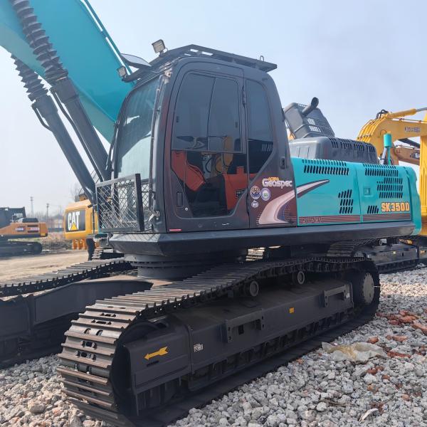 Kobelco 35 tonnes Excavatrices à remorqueuse utilisées SK350D Grands équipements Machines minières