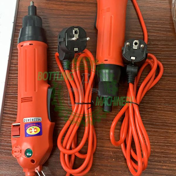 Hand-Held Electric / Pneumatic Screw Capper For Mineral Water Bottling Machine