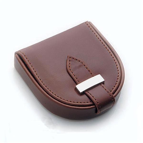 Antique Promotional Business Gifts Mini Tote Sorter Leather Money Wallet Coin Purse