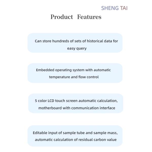 ASTM D4530 Carbon Residue Tester Adjustable Temperature Control Room Temperature-500ºC