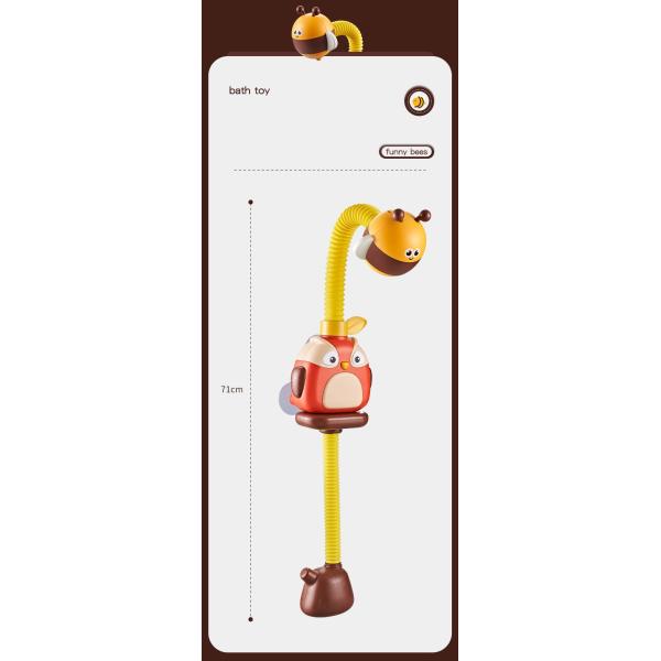 Children's Bathroom Shower Little Bee Electric Shower with Automatic Water Spray