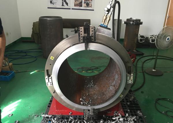 Multi Material Pipe Bevel Cutter , Bevel Cutting Machine For Pipes NODHA