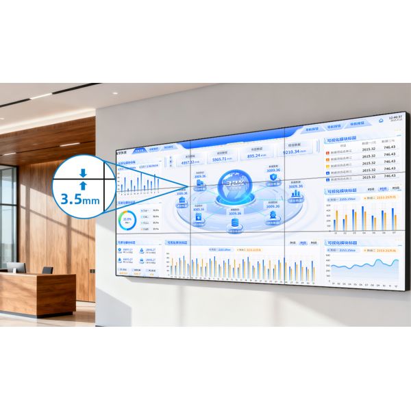 LCD Splicing Screen Indoor Advertising Video Wall Panel For Retail Store