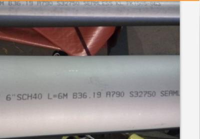 Seamless SCH10 ASTM A790 12m Duplex Stainless Steel Pipe