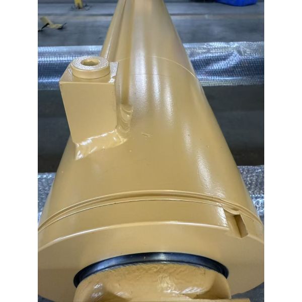 Custom Double Rod End Steel Hydraulic Cylinder With Hard Chrome Plated Valve Block