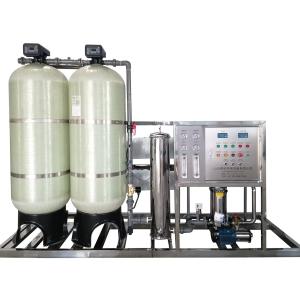 4TPH 5.5kW-380-415V 2xFRP Tanks Brackish Water Reverse Osmosis Water Plant