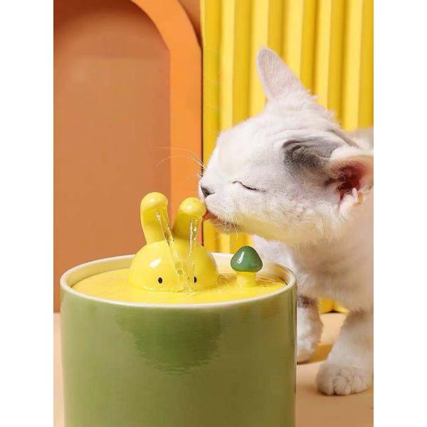 Dog Water Bowl Drinking Dispenser Rounded Automatic Pet Fountain Cats and Dogs All Sizes