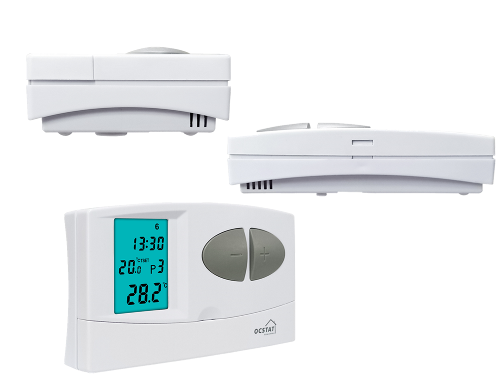 Riseem Classic Электрический программируемый термостат комнаты LCD дисплей Энергосбережение