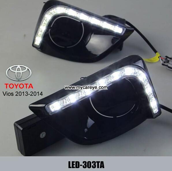 TOYOTA Vios 2013-2014 DRL LED Daytime running Lights automotive led kit
