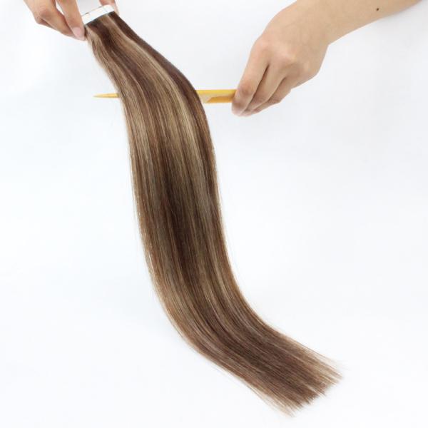 Factory Price Mixed Color Brazilian Human Hair Tape Hair Extension