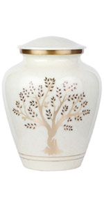 Cherry Wood Grain Finish Cremation Urn | Human Ashes Adult Memorial urn, Burial, Funeral Cremation Urns | 200 Cubic