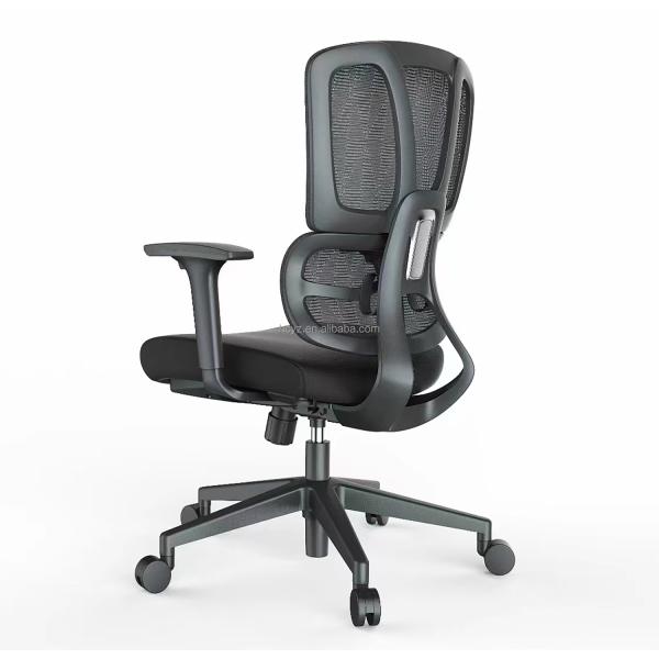 Comfortable High Back Office Executive Chair With 4D Adjustable Armrests