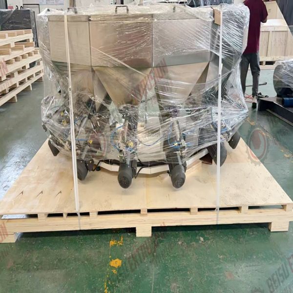 Automatic Batching Weighing Machine with 1-50Kg Ingredient Range 5-20G Weighing Accuracy and 1.5Kw Motor Power for SPC/WPC/PVC Extrusion