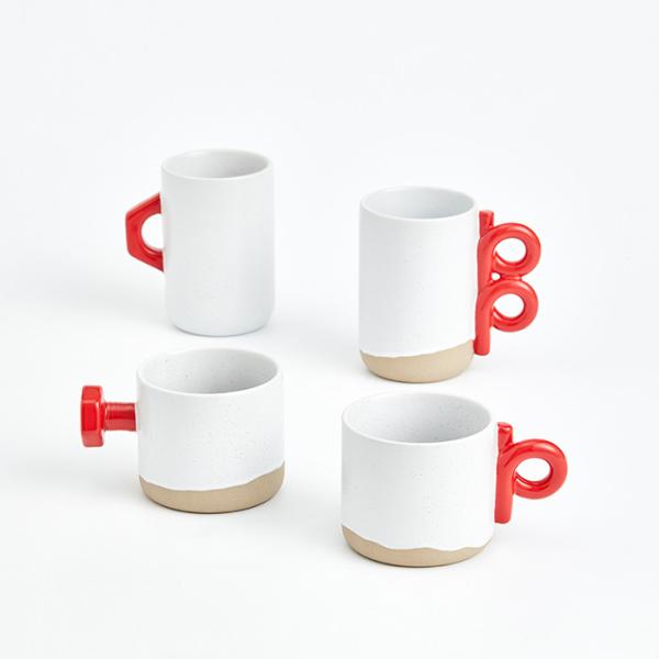 Heat-resistant Shaped 3D Ceramic Mug  380ml For Halloween Party , Office