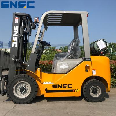 FL25 Gasolina GLP Dual Combustível 2,5 toneladas em empilhadeira para manipulação versátil de materiais