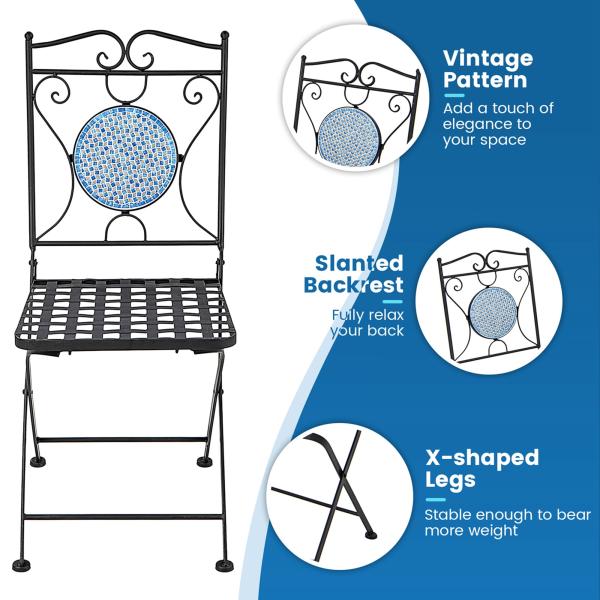 Upgrade Your Outdoor Decor with AJUNION All Weather Bistro Set Table Size Dia24