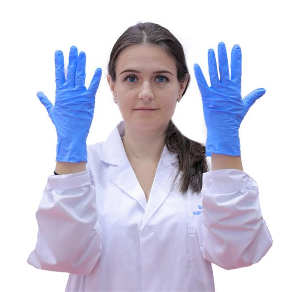 Smooth Chemical Resistant Disposable Nitrile Gloves