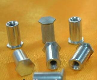 3x10 Size Head Insert Rivet Nut M6 Tolerance Polish Surface For Machinery Industry
