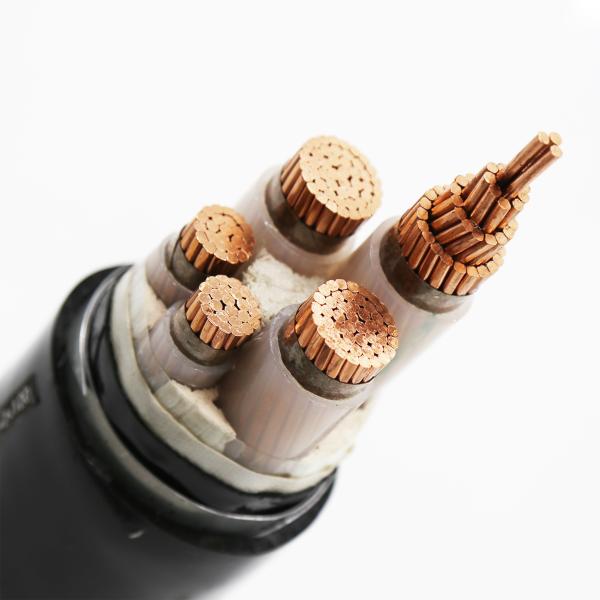 YJV XLPE Insulated PVC Sheathed Cable , Steel Tape Armoured Power Cable 4x25mm2 YJV22