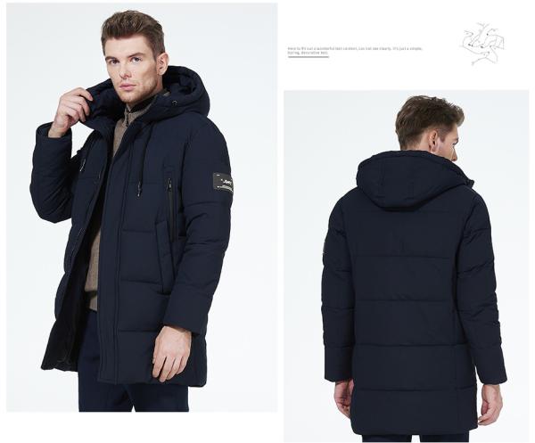 Medium Length Men Winter Jacket Thick Mens Big And Tall Winter Coats With Four Pocket