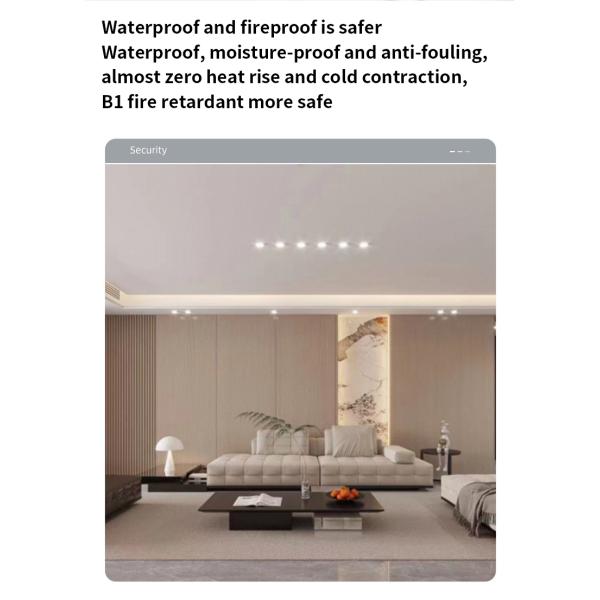 PVC Wall Panel Ceiling Material Skirt Stone Plastic Panel for Hotel