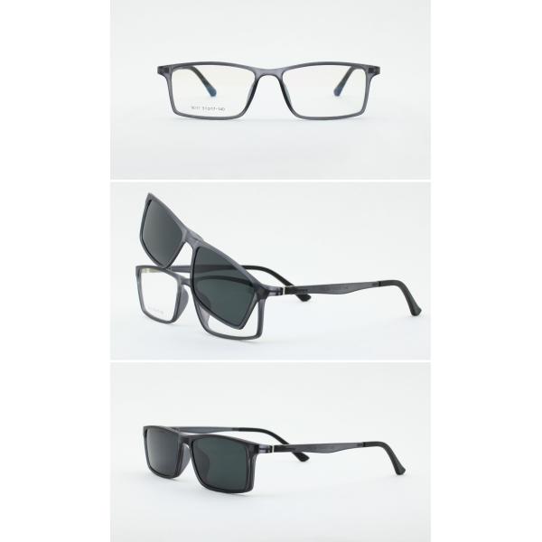 Magnetic Clip-on Sunglasses Plastic Frame for Night Driving Men's Women's best choices for Daily Wear