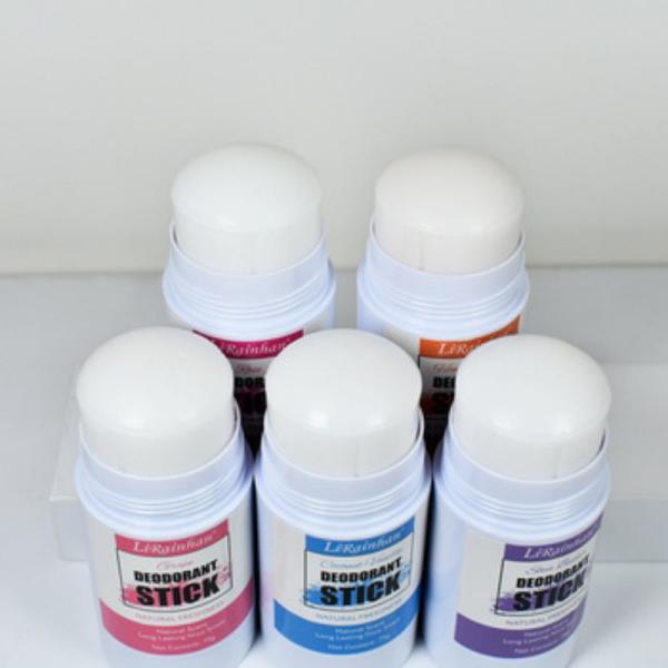 Elegant Appearance Pink Color 15g 30g 50g Deodorant Balm Stick With Round Circular Shape