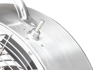 1.6meters 2 Speed Retro Metal Fan , Round 30W Retro Stainless Steel Fan