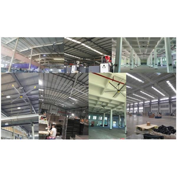 вентиляторы отсоса воздуха HVLS 7.3M 24FT аграрные гигантские промышленные