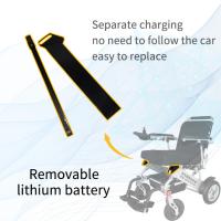 cadeira de rodas elétrica dobrável Multifunction de 275.58lbs 47.40lbs