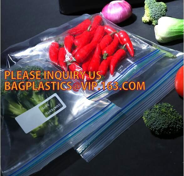 Eco-friendly PE two Track Vacuum Plastic Zipper,PE Hermetic Seal Zipper, Custom Double Seal Plastic Bag /Double Track Pl