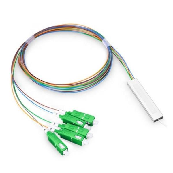 FTTH SC APC ABS Box Optical PLC Splitter 1x8 1x5 1x4 Mini Steel Tube Connector