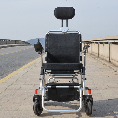 ISO Lightweight Folding Electric Wheelchair With Brushless Motor