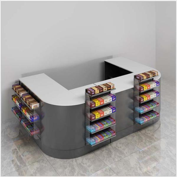 Retail Checkout Counter with Displaying Wiper Display Rack and Cold-rolled Sheet