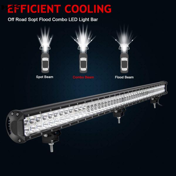 96X3W LED Light Strip Offroad Spotlight Faisceau de projecteur pour camion SUV ATV 4x4 4WD