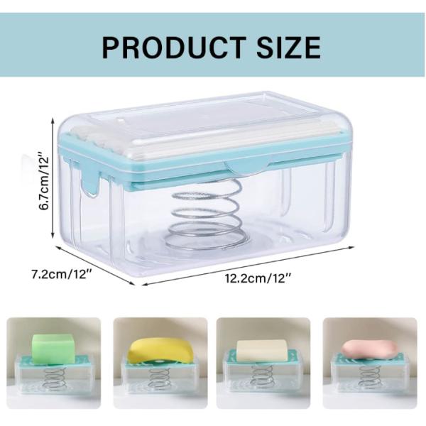 Многофункциональный держатель стока коробки мыла стекает держатель мыла шкафа хранения пенясь для кухни Bathroom