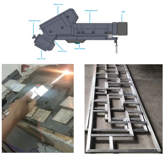 Handheld Laser Cleaning Machine with 0-300mm Laser Cleaning Beam Size for Carbon Steel