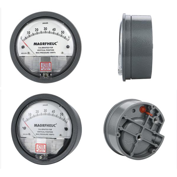 119.6mm Nominal Diameter -68-100Kpa Differential Pressure Gauge for Water Manometry