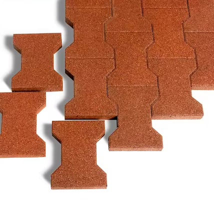 High-Density Outdoor Rubber Flooring with Shock Absorption and Anti-Slip Surface for Playgrounds and Gyms