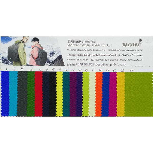 70D Ripstop 100% Nylon Oxford Fabric Diamond Grid For Luggage Waterproof Cover