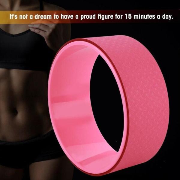 Abdomen Trainer Yoga Back Wheel , Yoga Stretch Roller Fitness Auxiliary Equipment