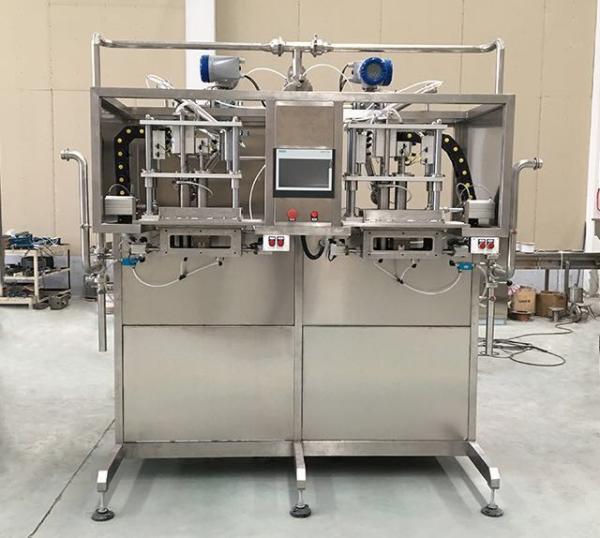 BIB Aseptic Packaging Equipment With CIP Function , Bag In Box Filler