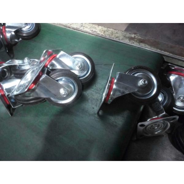 8'' Swivel Wheels Hand Trolley Wheels Heavy Duty Wheels For Cart 200kg