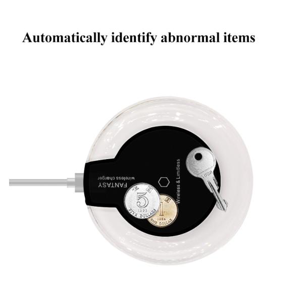 Hot Selling Crystal Wireless Fast Charger, Safe and High Quality Wireless Charger Pad