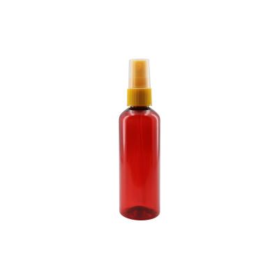100ml Red Semi-transparent PET Round-shoulder Spray Bottle – For Cosmetics, Toners and Skincare Sprays